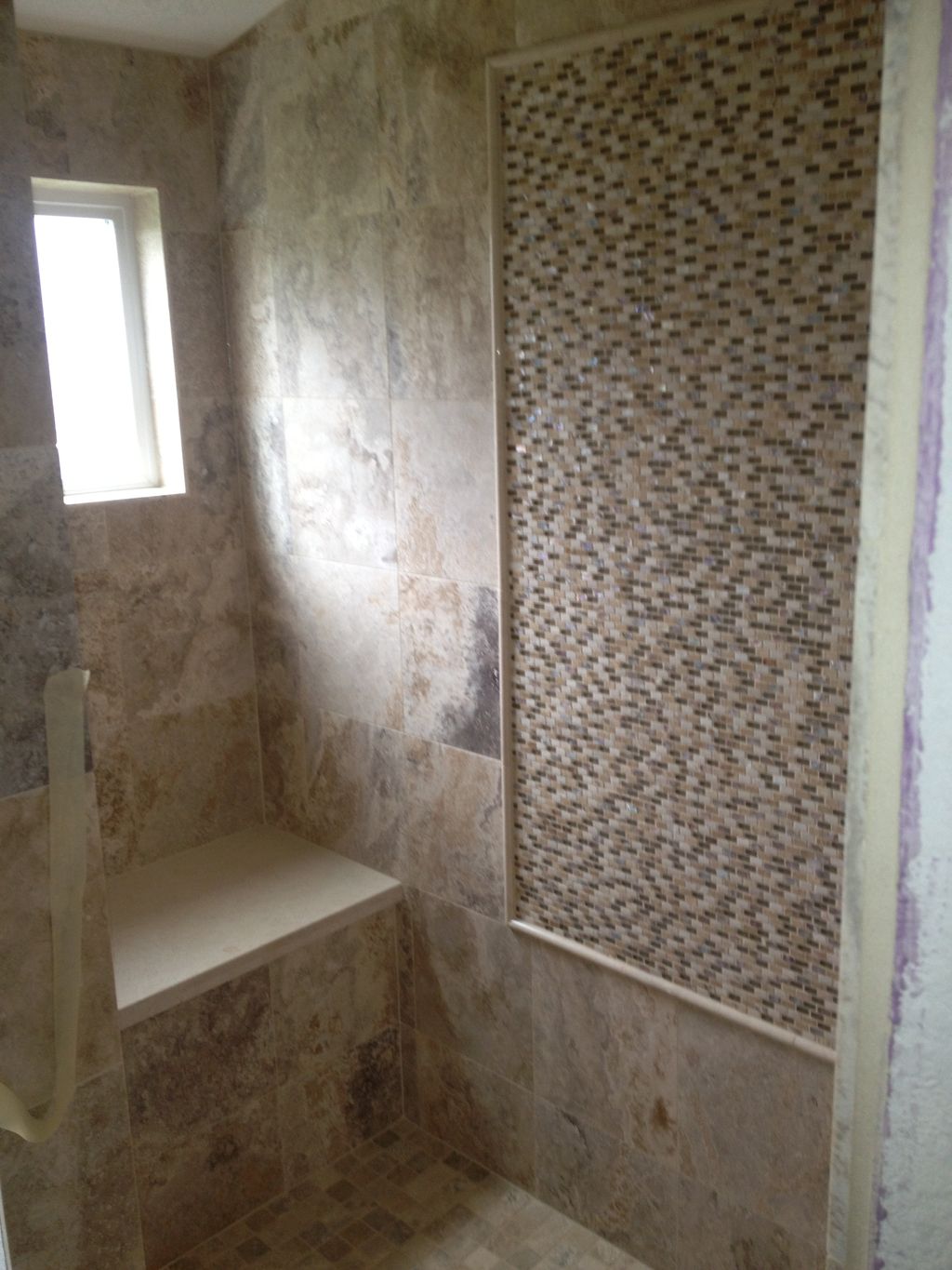 New Shower Installation with Seating