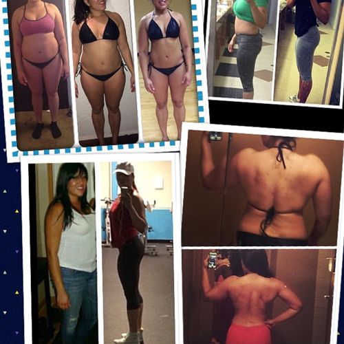 Client Gina lost 25lbs of bodyfat & gained muscle