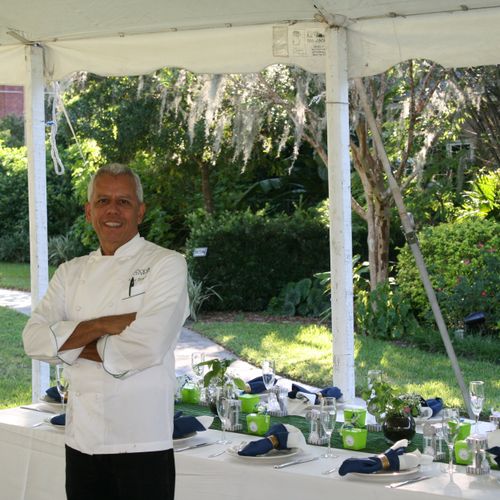 Chef/Owner Raul Bosch oversees all weddings.
