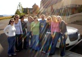 Beautiful day for an Oregon wine tour with Sunshin