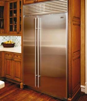 Sub Zero side by side refrigerator