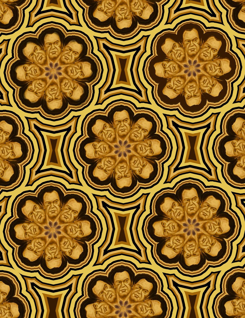 Pattern work for custom textile.