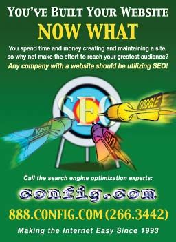 2009-2010 Search Engine Optimization campaign ad w