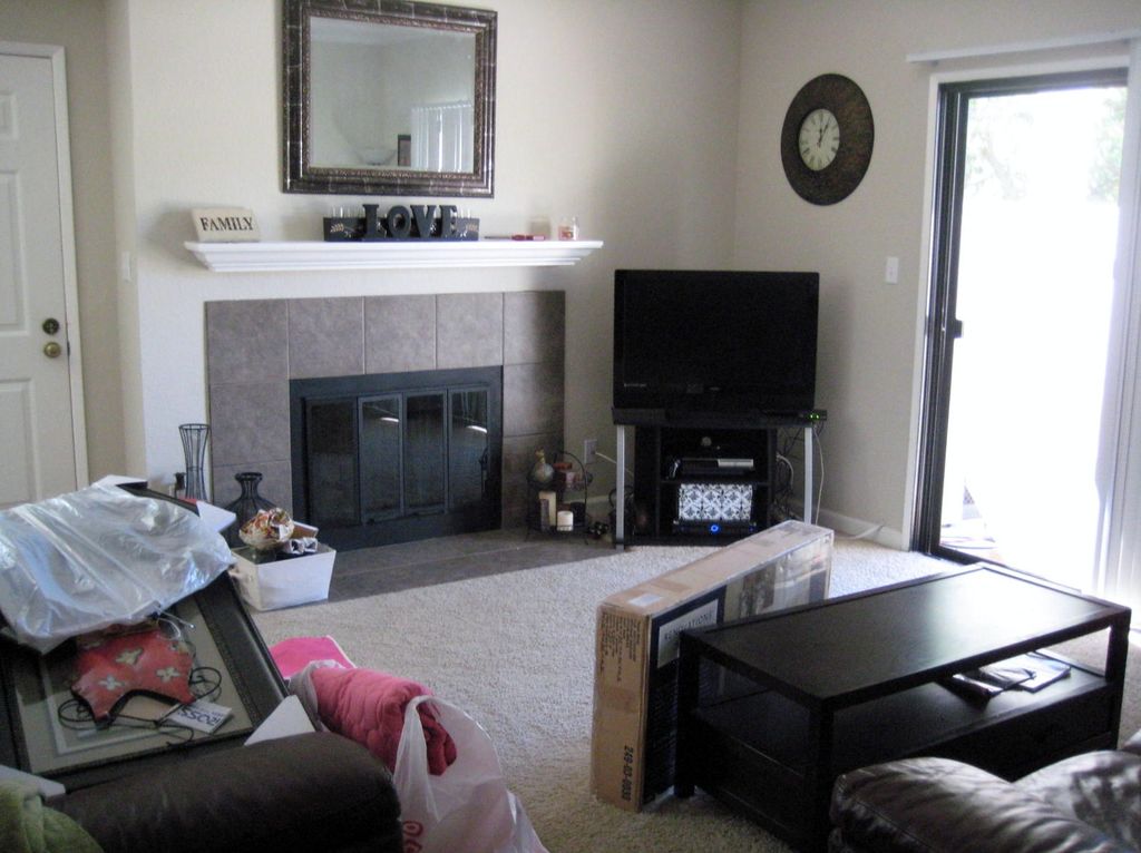 Before: Fireplace