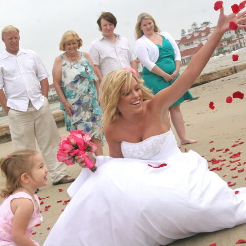 San Diego Beach Weddings! Elope to San Diego.  Pho