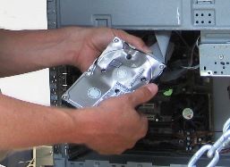 This is what a Hard Drive looks like after we have