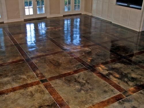 Interior concret overlay