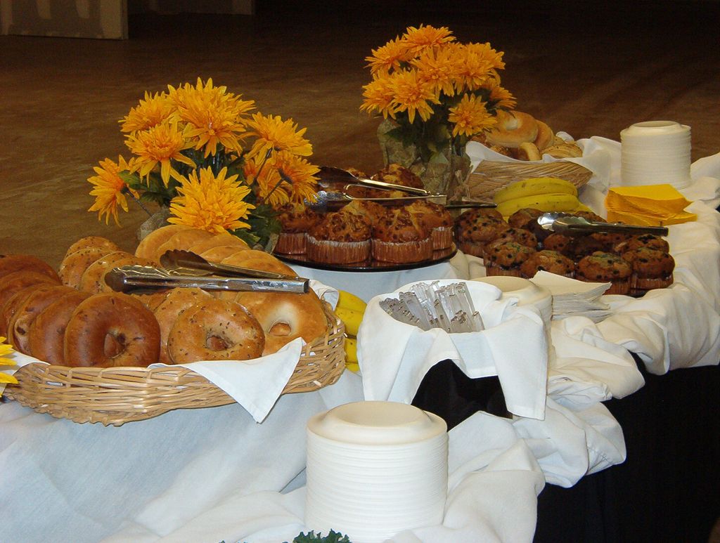 Employee continental breakfast