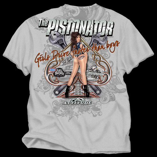 some fun tee shirt art for the Pistonator
