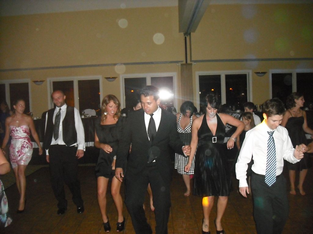 We will lead you in the latest dances (if you'd li