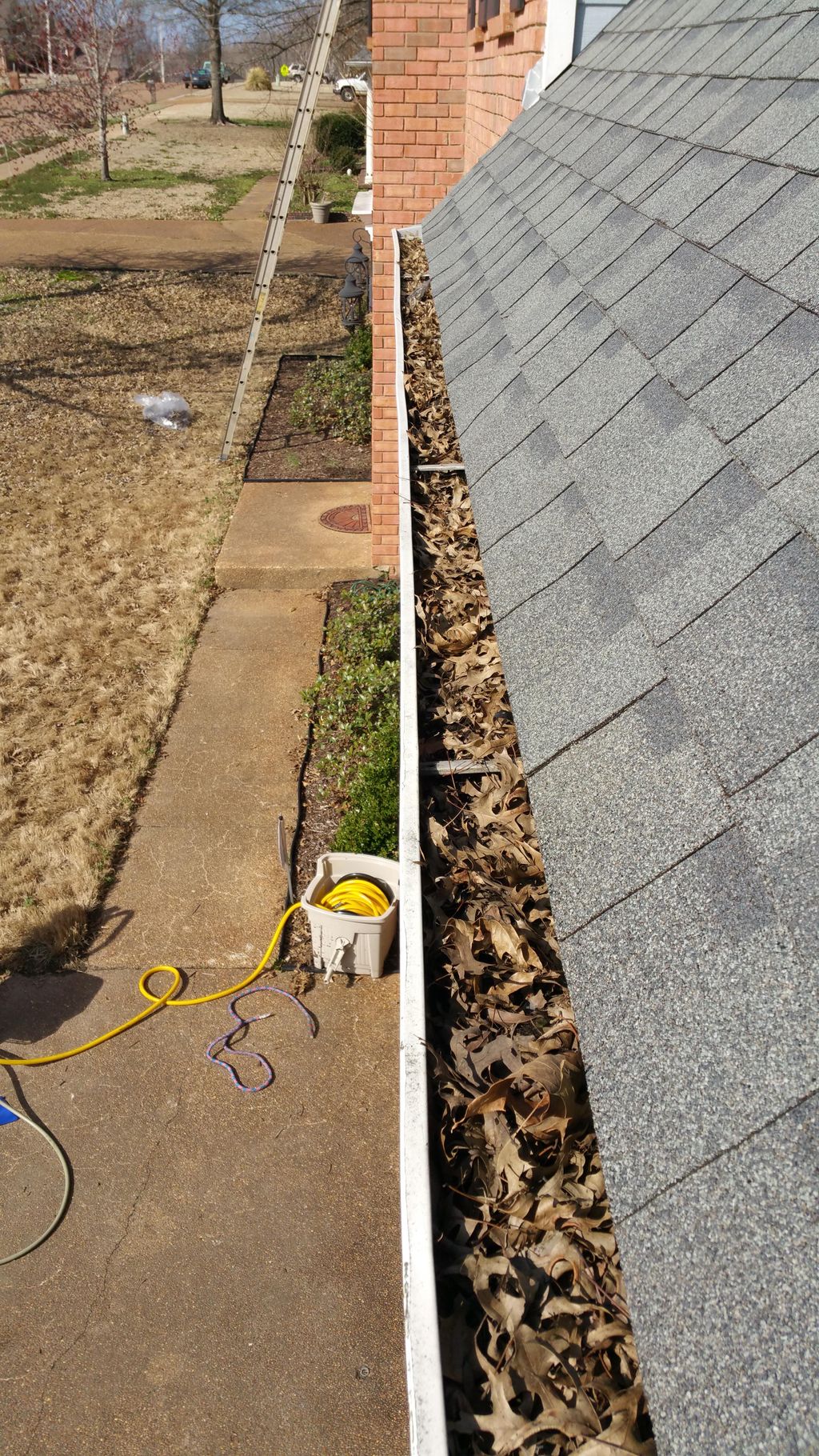 Before Picture of Gutters