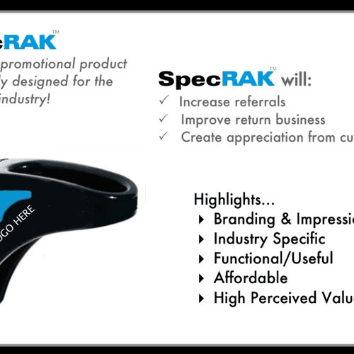 SpecRAK company promo marketing tool