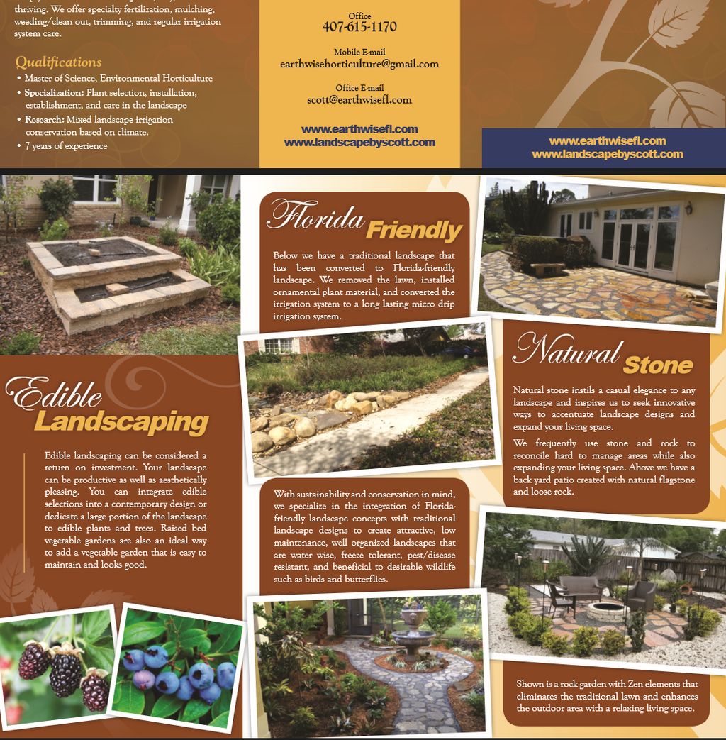 Please review our brochure.  We specialize in resi