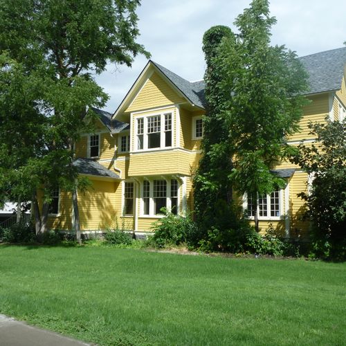 This is a large Victorian we did here in Spokane. 