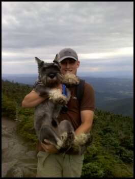 Ted and Gustav on Camel's Hump!