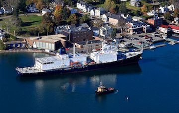 The "Maine".  Maine Maritime Academy.  Castine, Ma