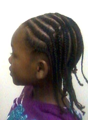 Slated braids with no added hair. Last 1 to 2 week