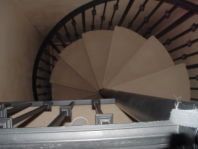 custom spiral steps in a very nice house(mansion, 