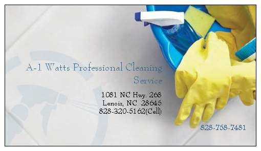Watts Professional Cleaning Service