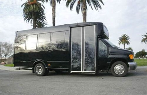 20 passenger party bus black