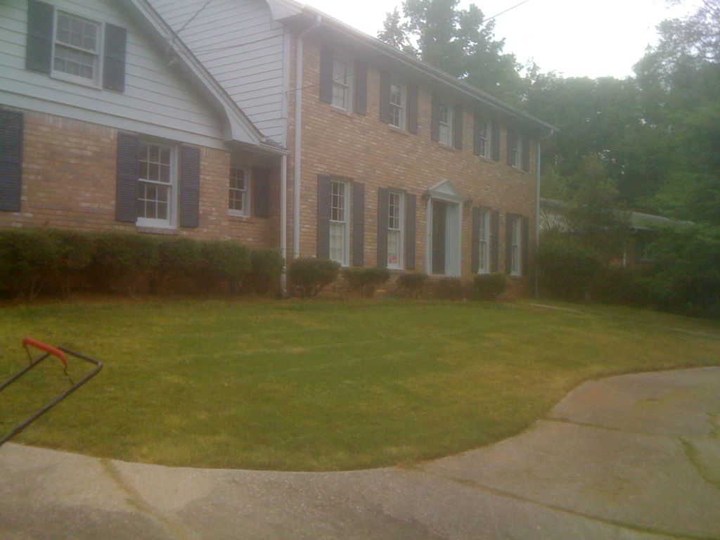 mowed, edged, and blowed