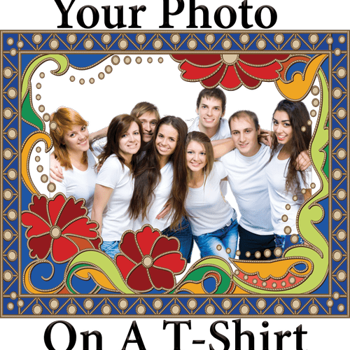 Put Your Photo  on a T-Shirt.  Choose a frame, cha