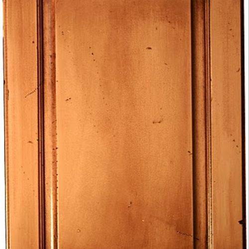 Glazed and distressed MDF door.
