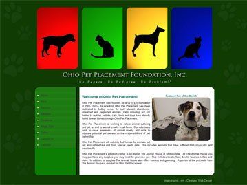 Ohio Pet Placement (design / coding)
