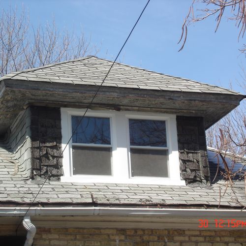 Before: Chicago Roofing & Siding