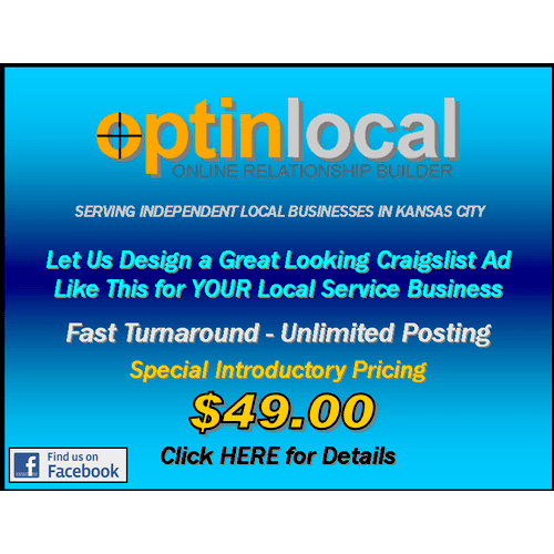 Custom Craigslist ad design with keywords