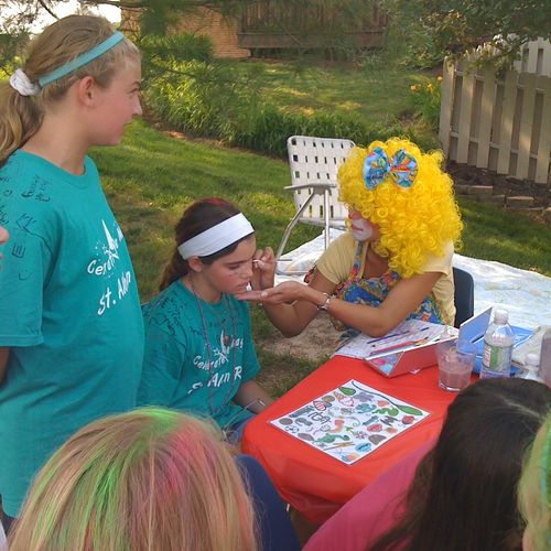 Clowns and face painting!