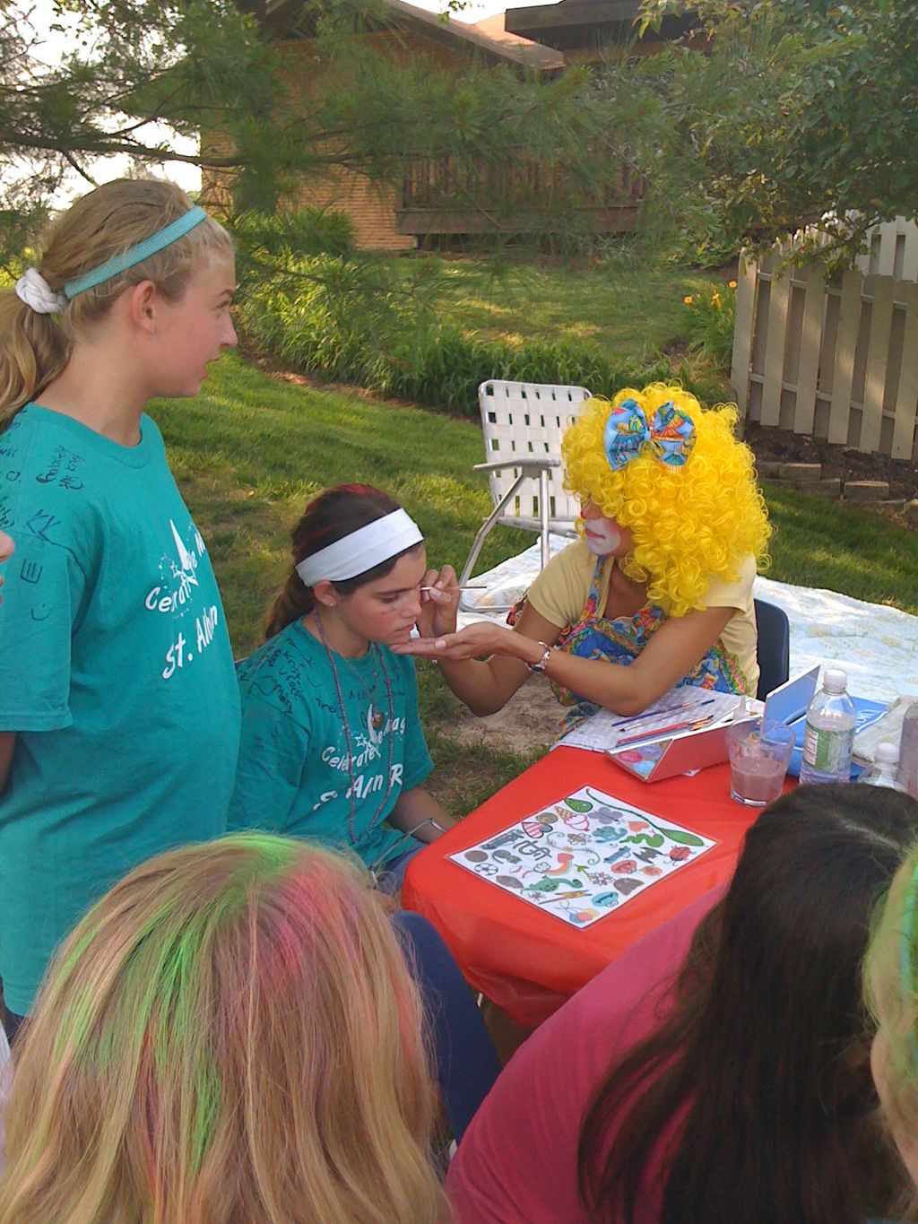Clowns and face painting!