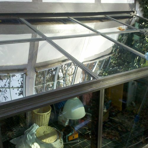 The same Atrium Windows after cleaning.