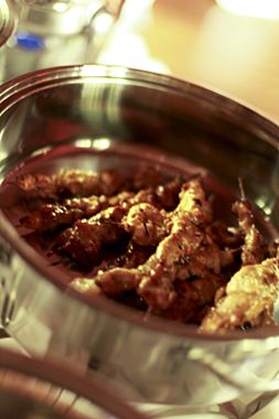 Glazed Mango Coconut Curry Chicken-- A popular ske