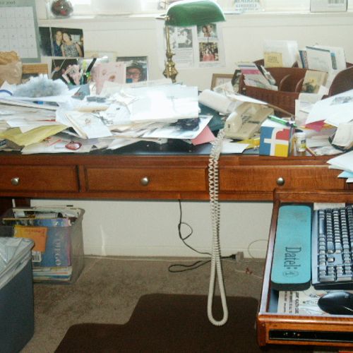 This home office was so hard to work in that the c