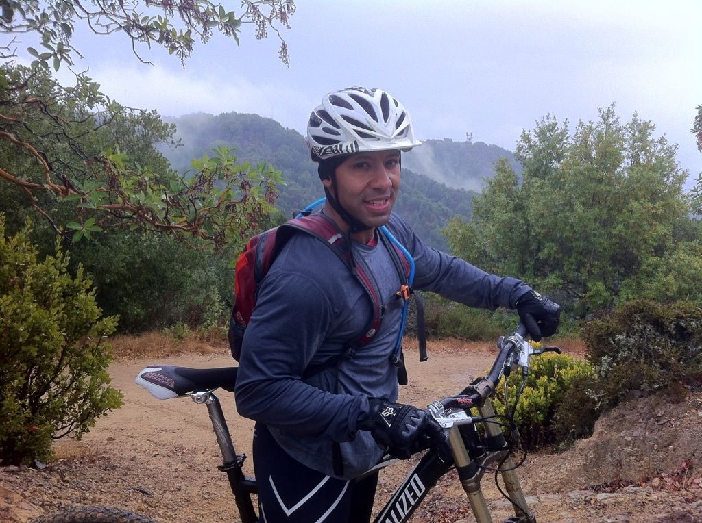 Mountain Biking in China camp state park. Marin CA