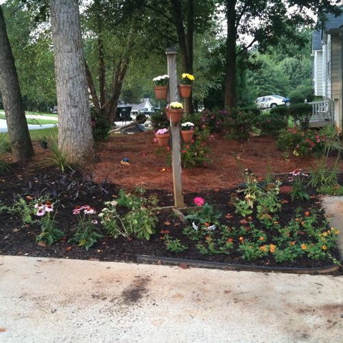 A complete residential landscape install.