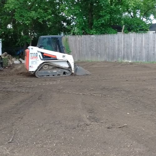 bobcat and mini excavator work