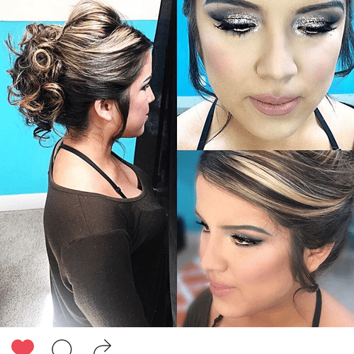prom hair and makeup on miss oregon teen 2015/2016