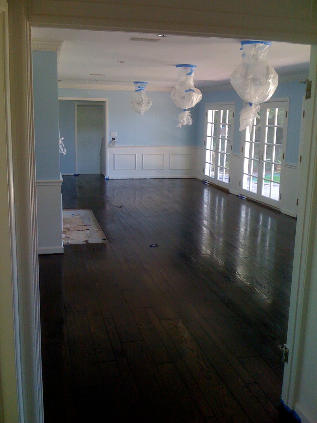 Hardwood floor installation and staining. We provi