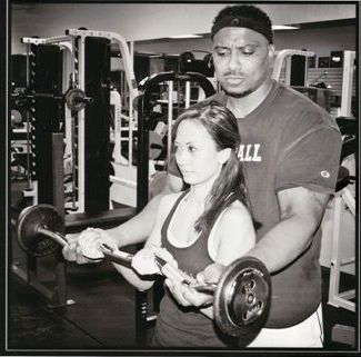 Mike training a client