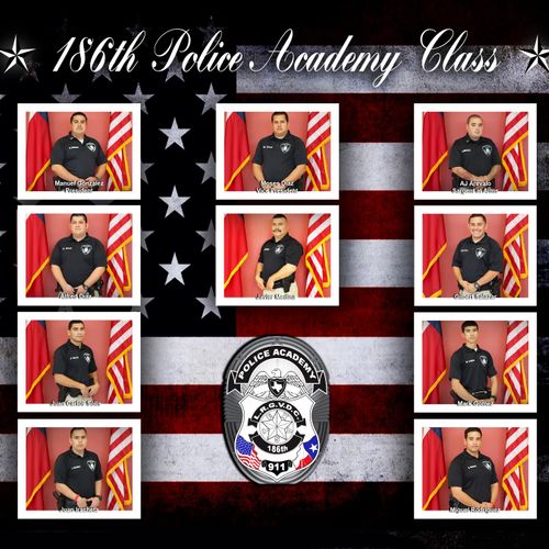 Police Academy printed poster. Did photography, us