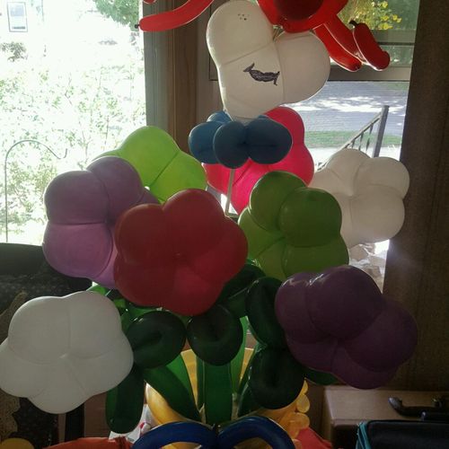Balloon Arrangement for a Deceased member of Clown