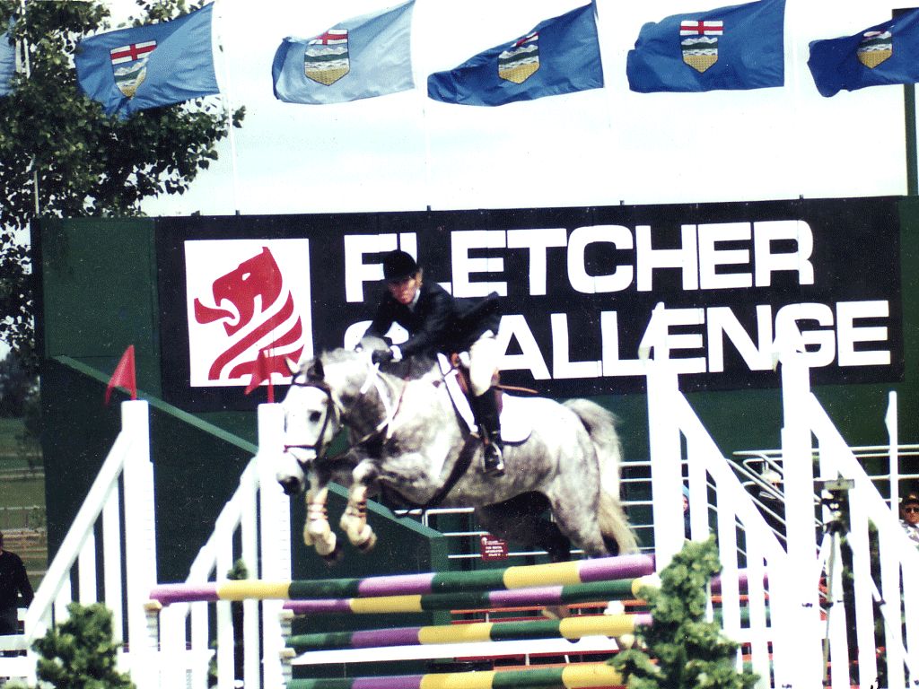 A still shot of myself aboard my Irish Sport horse