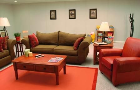 basement family room