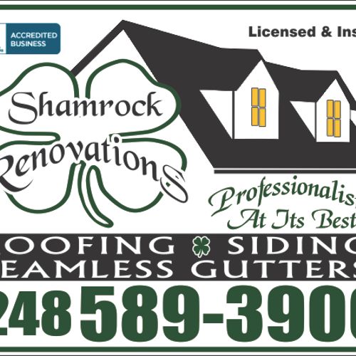 Free Estimates
Roofing
Siding
Seamless Gutter
& Mo
