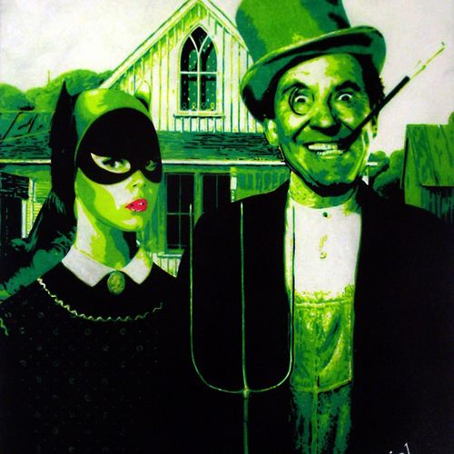Gotham Gothic, one of my most popular Pop Art illu
