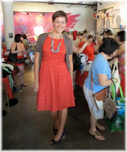 At a clothing swap back in Boston (2012)... workin