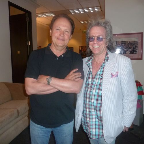 With Billy Crystal in his Beverly Hills office!