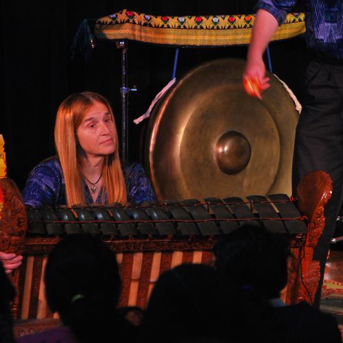 This Gamelan instrument is made up of 14 bronze ba